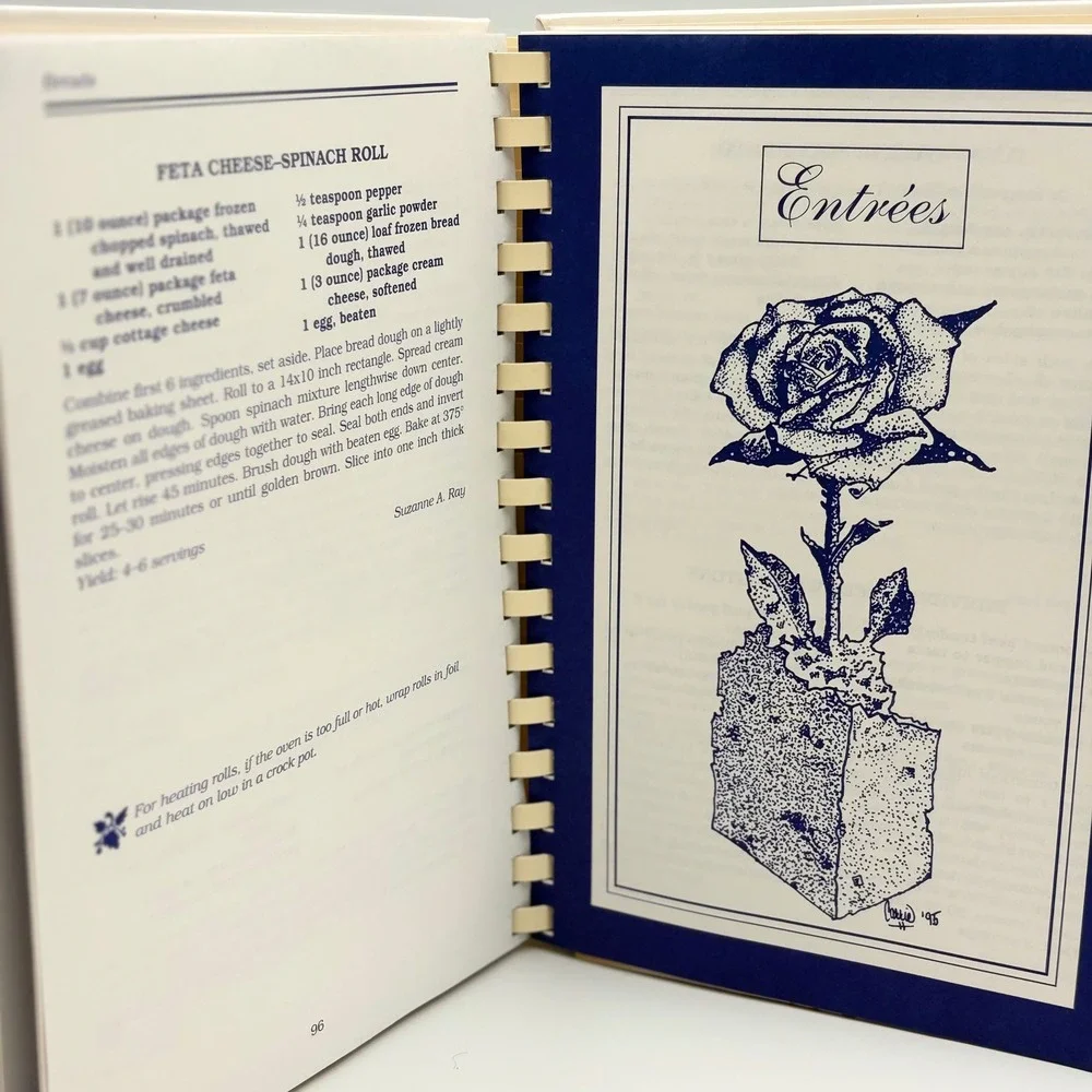Raving Recipes Ravenscroft School Cookbook 1995‎ First Printing Raleigh NC